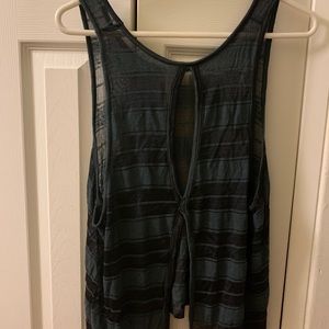 Free People Movement exercise top green/blue